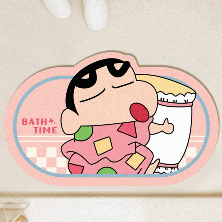 Cartoon-Themed Welcome Mat