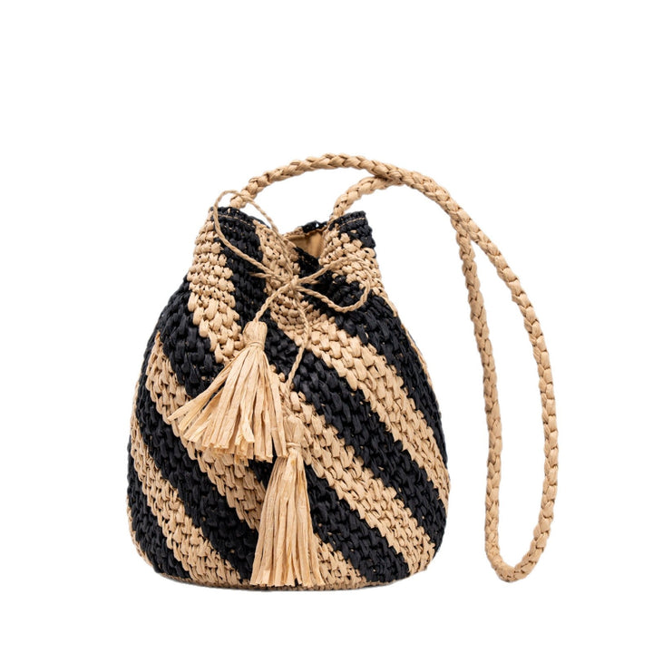 Structured Macrame Shoulder Bag Kalsten