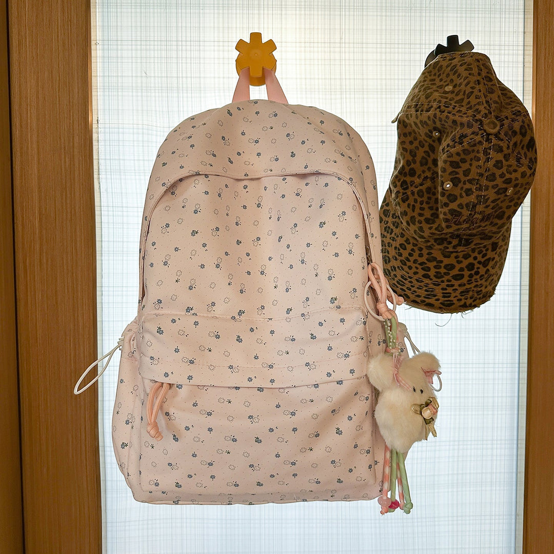 Floral Print Everyday School Backpack