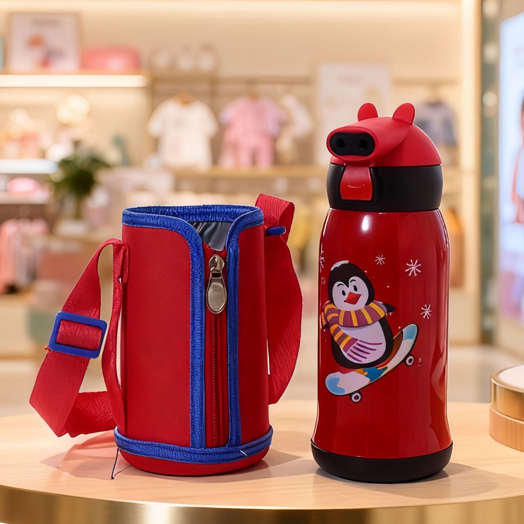 Women's Insulated Drinking Bottle with Colorful Animal Design Kalsten
