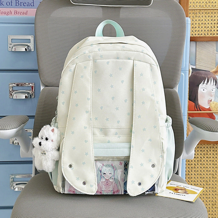 Cute Bunny Ears School Backpack