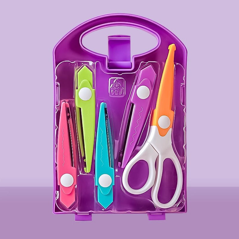 Kalsten | Safe Craft Scissors and Punch Set for Children
