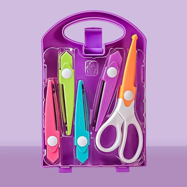 Kalsten | Safe Craft Scissors and Punch Set for Children