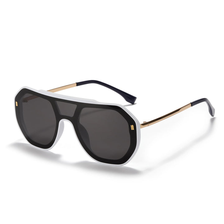 Women oversized geometric sunglasses with elegant frame Kalsten