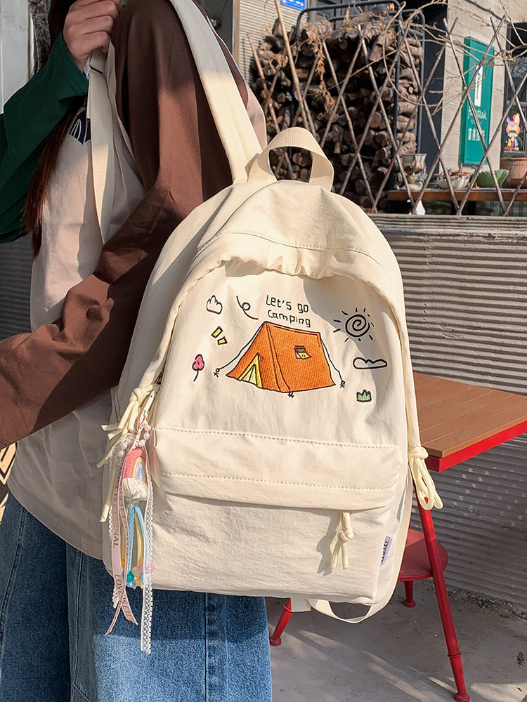 Camping-Themed Casual Backpack Kalsten