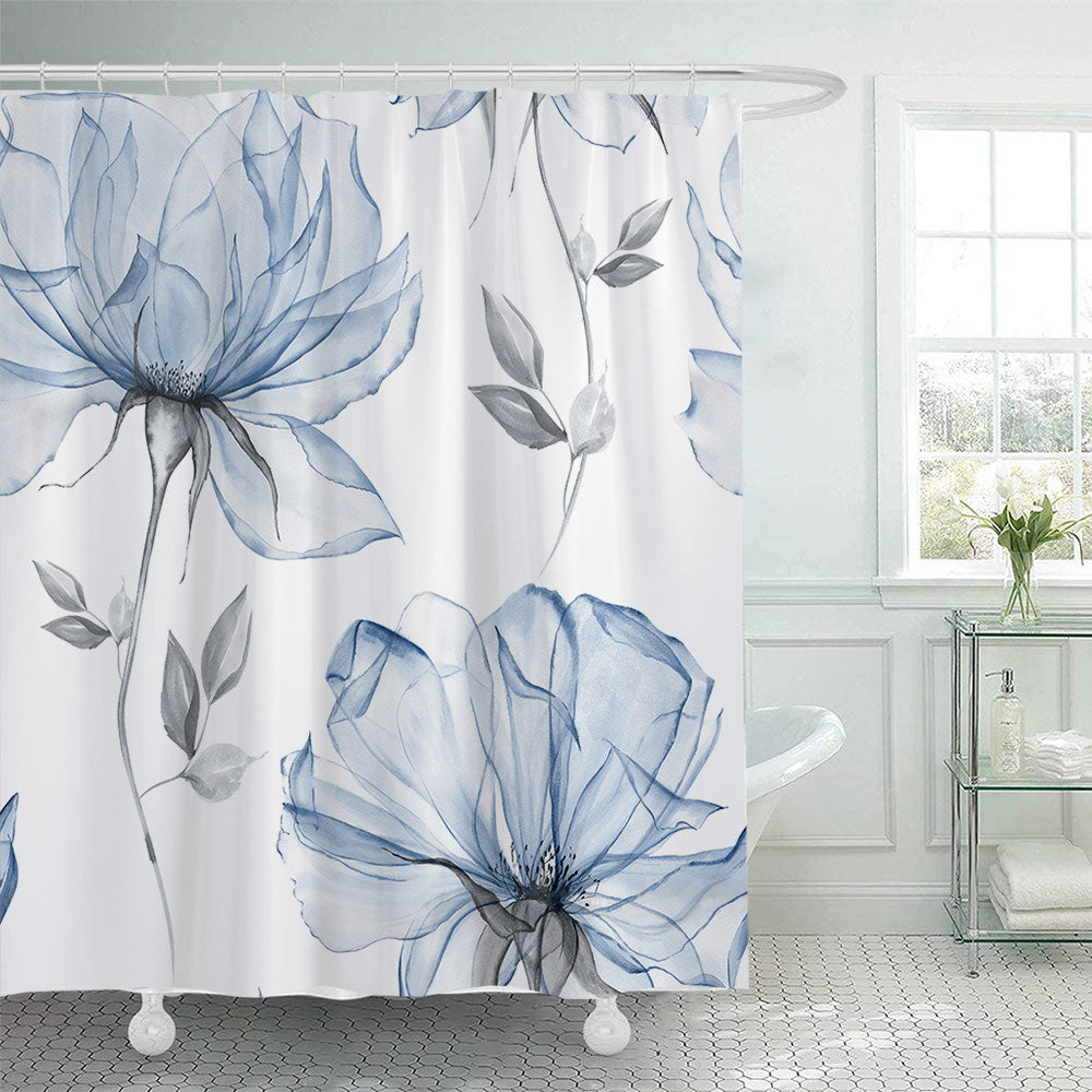 Floral Patterned Shower Curtain Kalsten