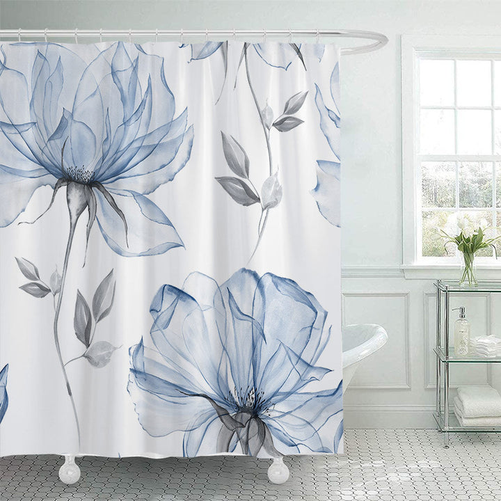 Floral Patterned Shower Curtain Kalsten