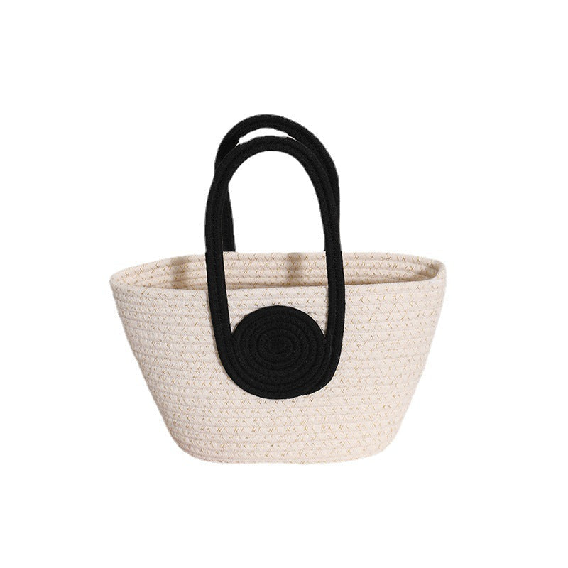 Decorative natural fiber bag Kalsten