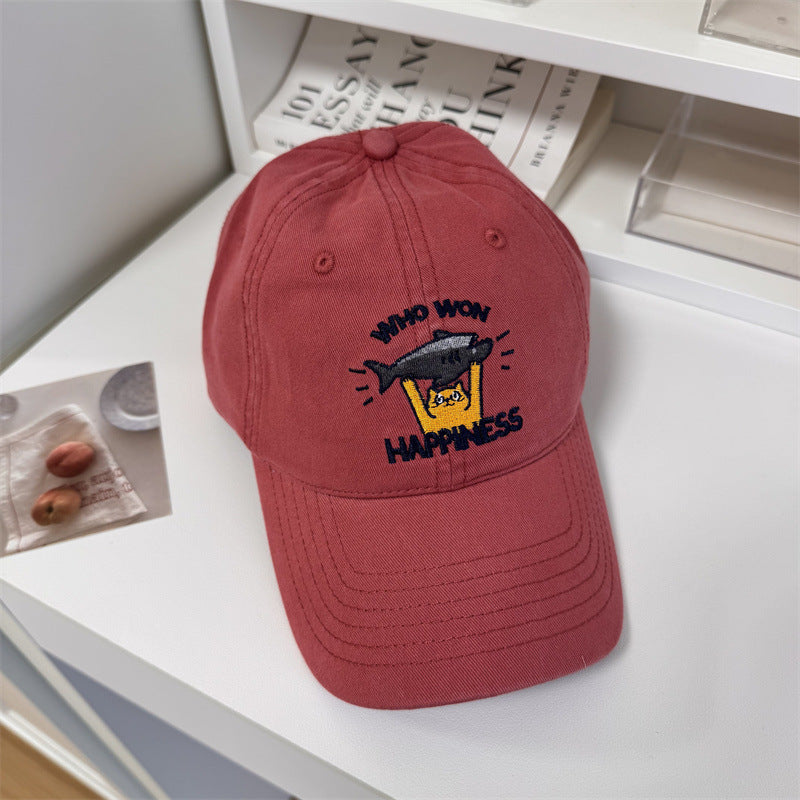 Women's Playful Embroidered Adjustable Baseball Cap Kalsten