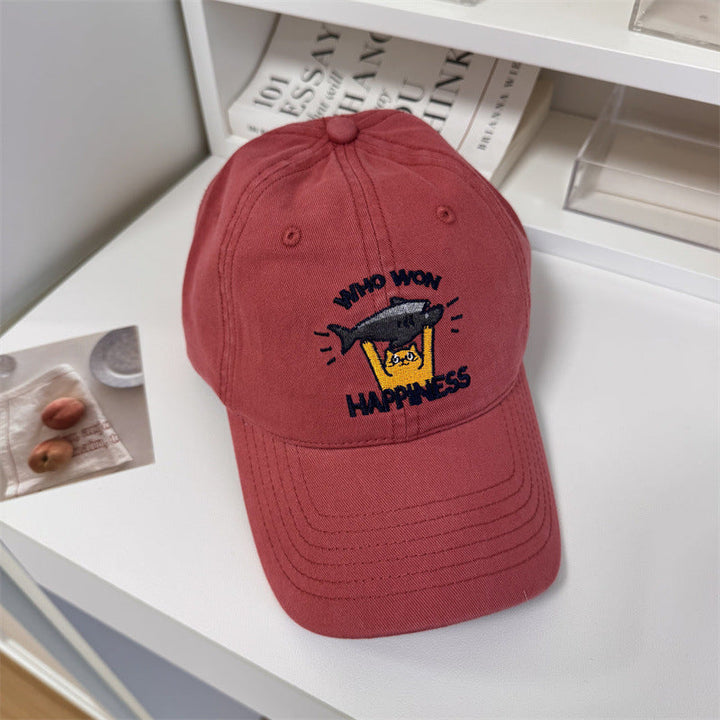Women's Playful Embroidered Adjustable Baseball Cap Kalsten