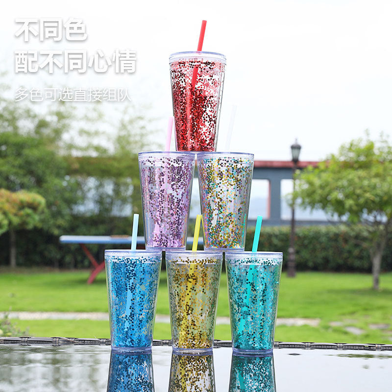 Unisex Drinking Cup with Glitter Kalsten