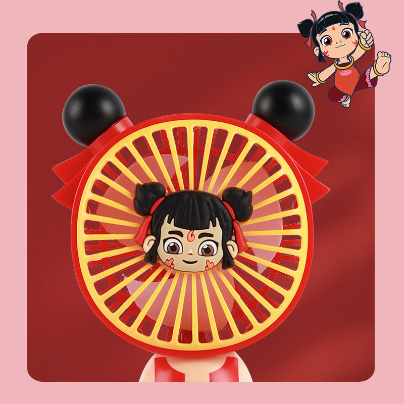 Unisex Portable Hand Fan in Comic Design Kalsten