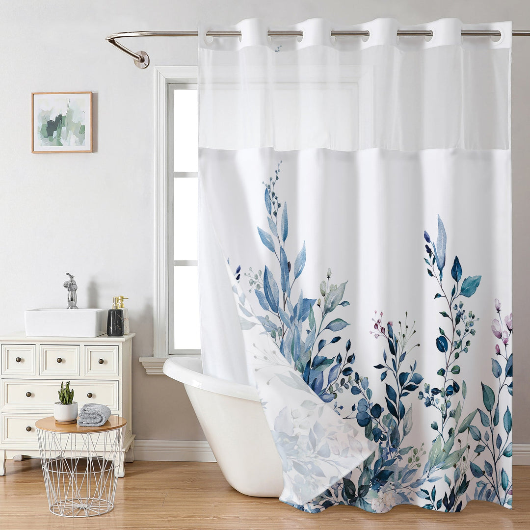 Botanical Floral Shower Curtain Kalsten