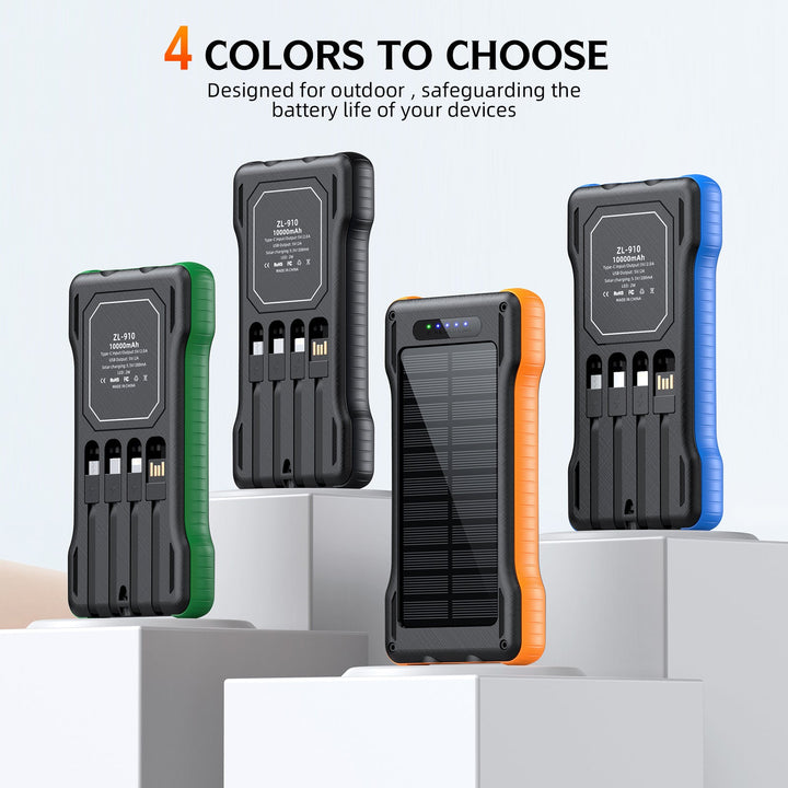 Solar Powerbank with Integrated LED Light Kalsten