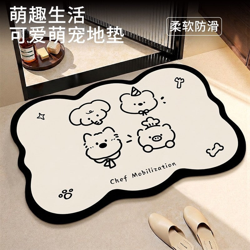 Pet-Themed Decorative Rug Kalsten