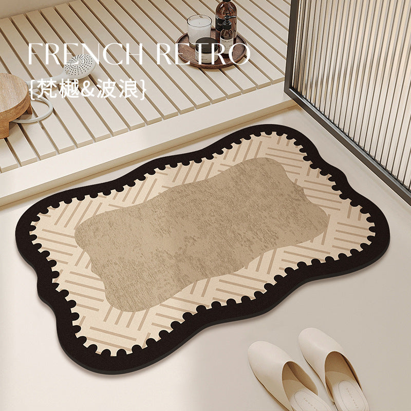 Floral-Printed Bath Runner Kalsten