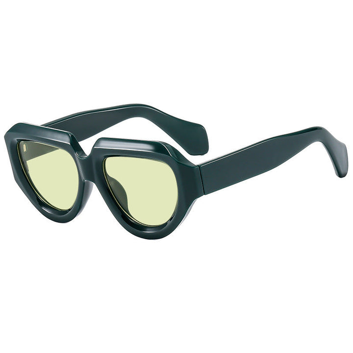 Women's fashionable sunglasses with unique, angular frame Kalsten