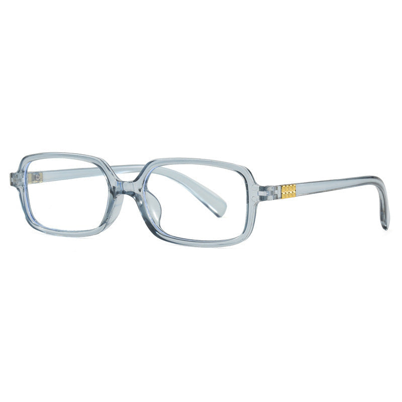 Women's fashionable square glasses with elegant plastic frame and gold accents Kalsten
