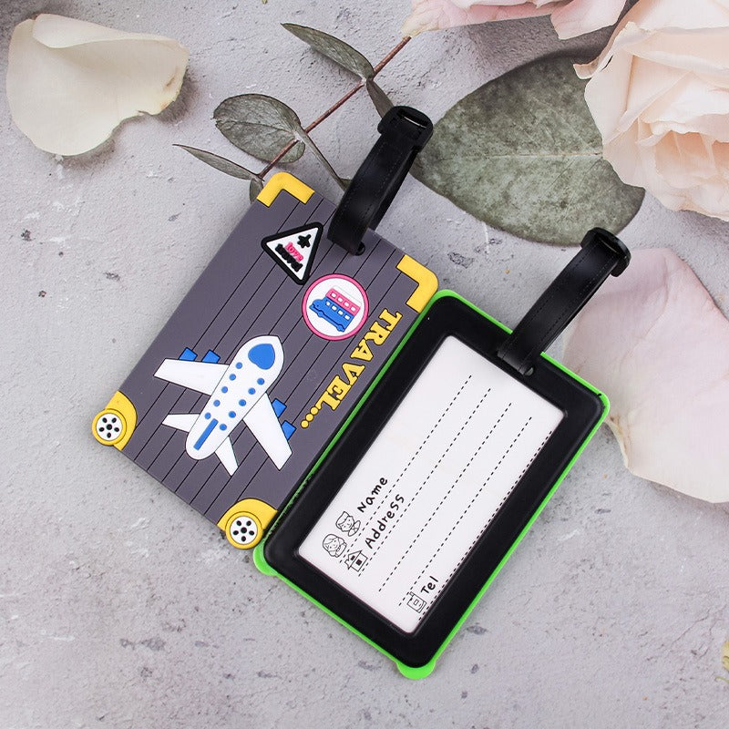 Fun Airplane-Themed Luggage Tag Kalsten