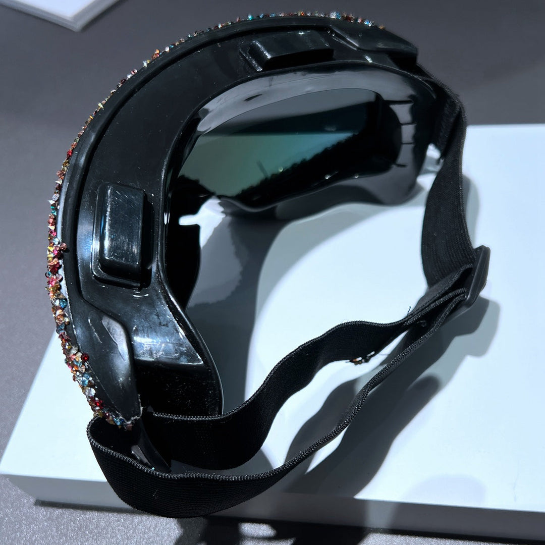 Women's skiing goggles with sparkling crystal decoration Kalsten
