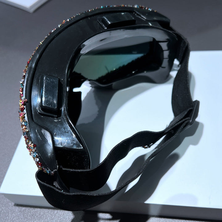 Women's skiing goggles with sparkling crystal decoration Kalsten