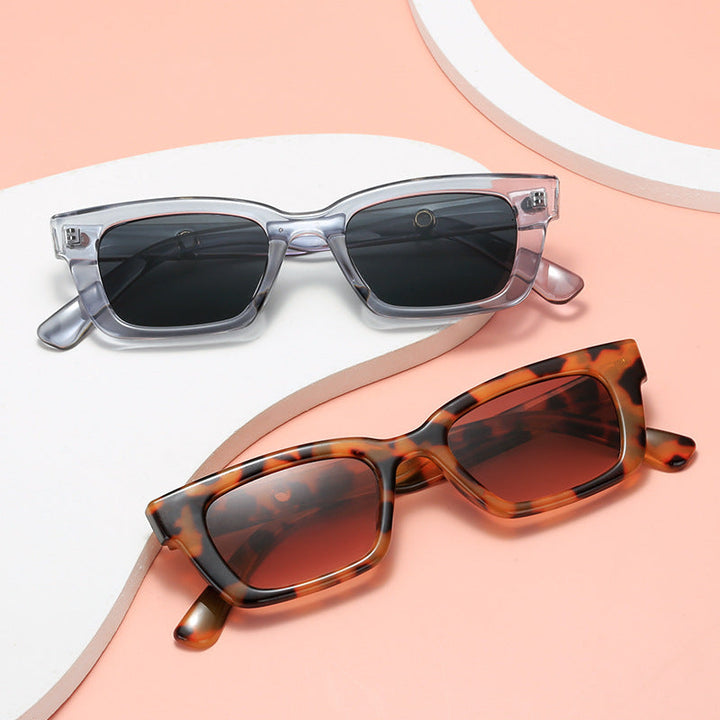 Women's trendy square sunglasses in vintage style Kalsten