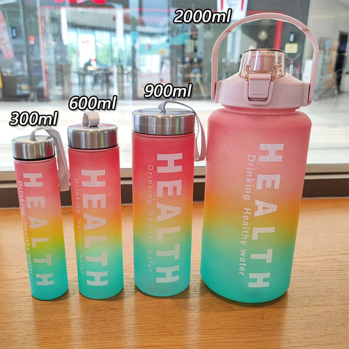 Ladies' Motivation Water Bottle with Time Scale and Ergonomic Design Kalsten