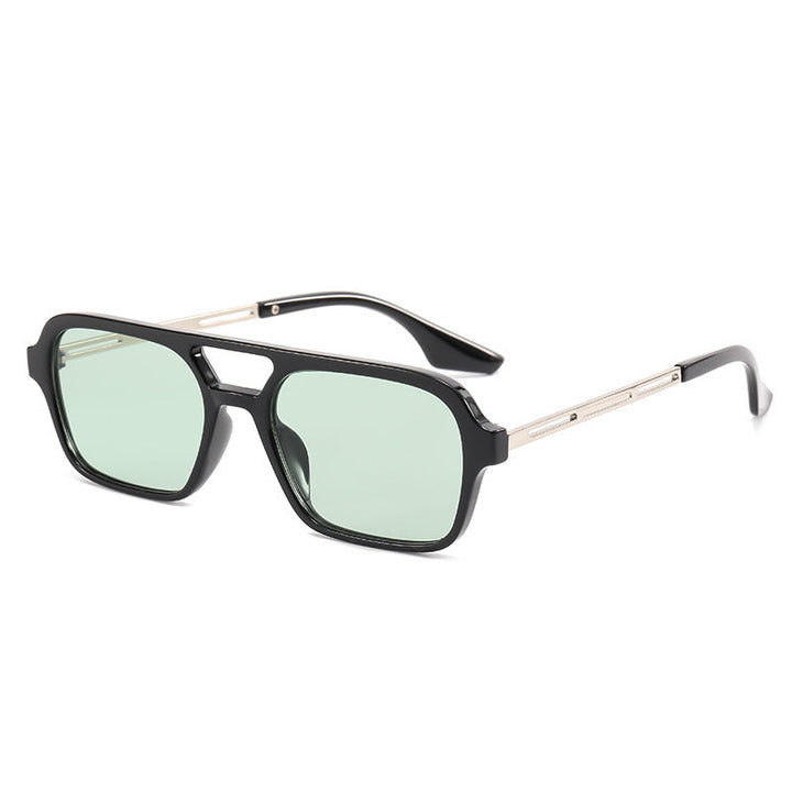 Women's Designer Sunglasses with Elegant Transparent Frame and Yellow Lenses Kalsten