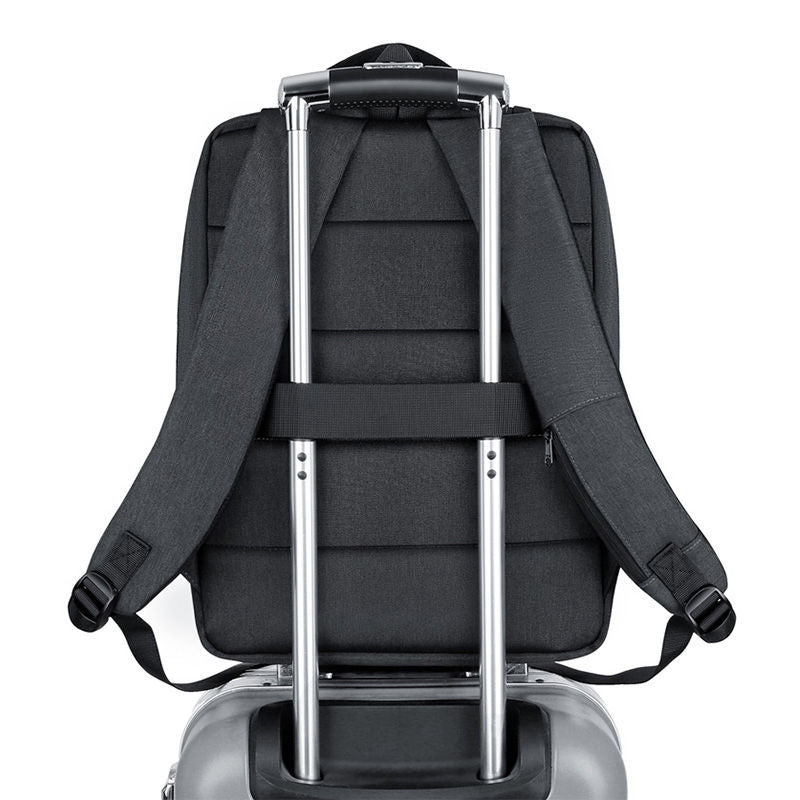 Laptop backpack with futuristic design and integrated storage Kalsten