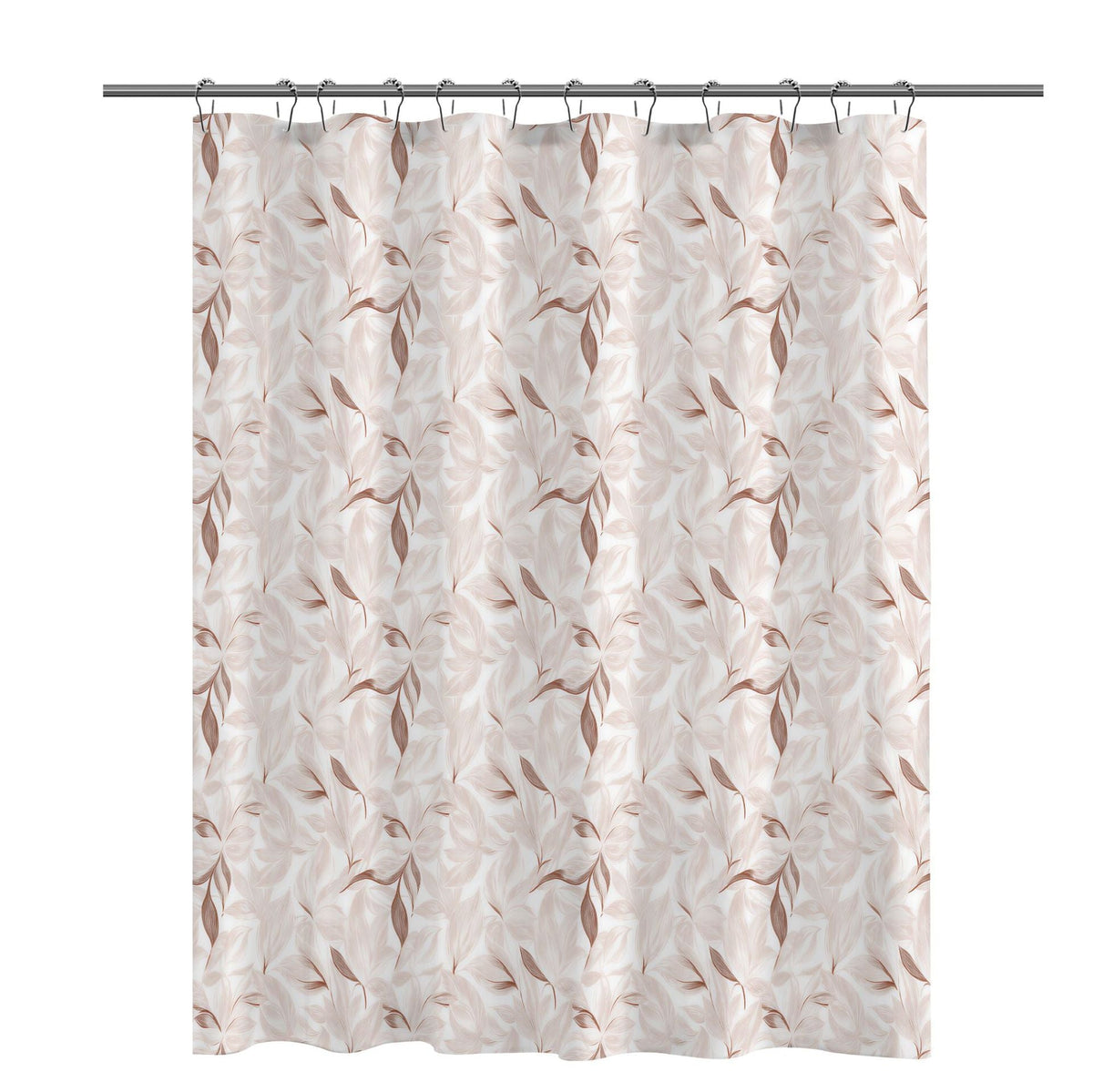 Artistic Floral Print Shower Curtain
