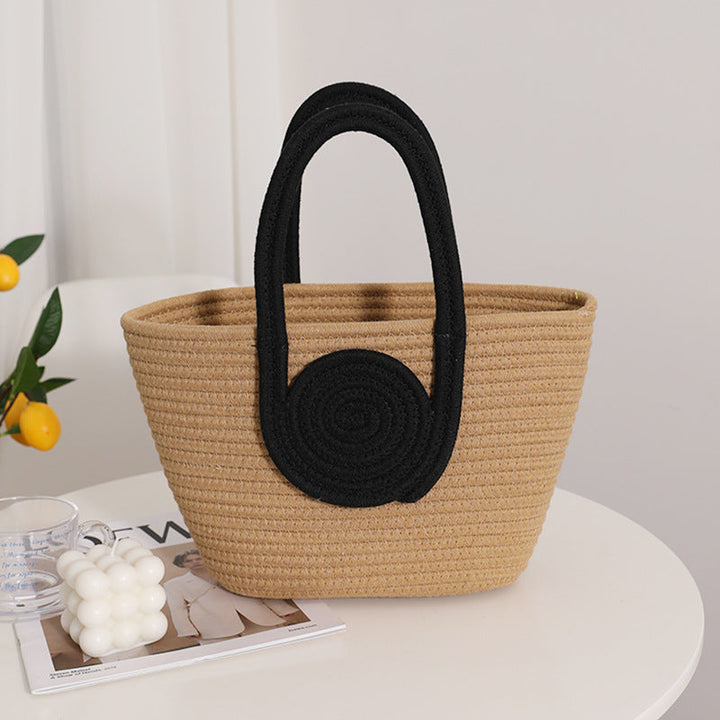 Decorative natural fiber bag Kalsten