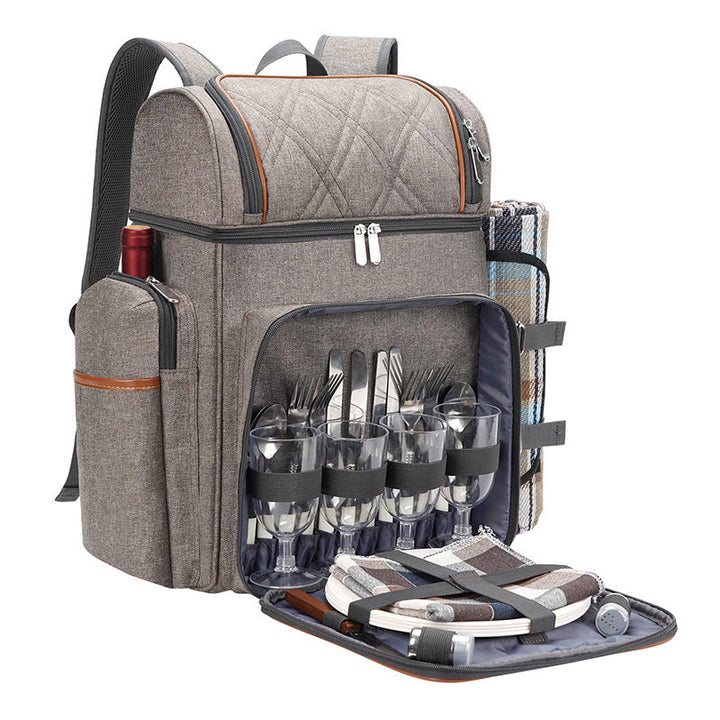 Picnic Backpack with Comprehensive Dish Set Kalsten