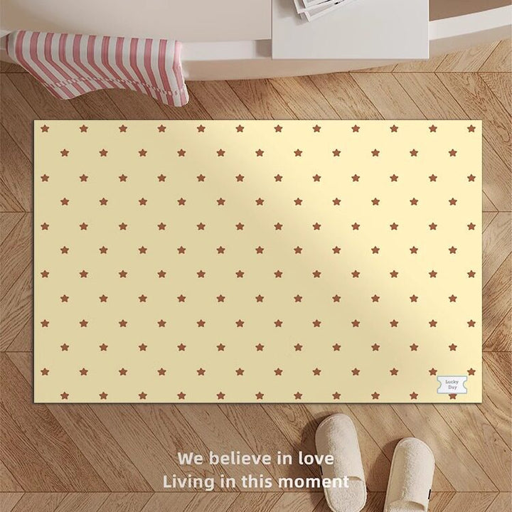 Cozy Star Pattern Bath Mat Kalsten