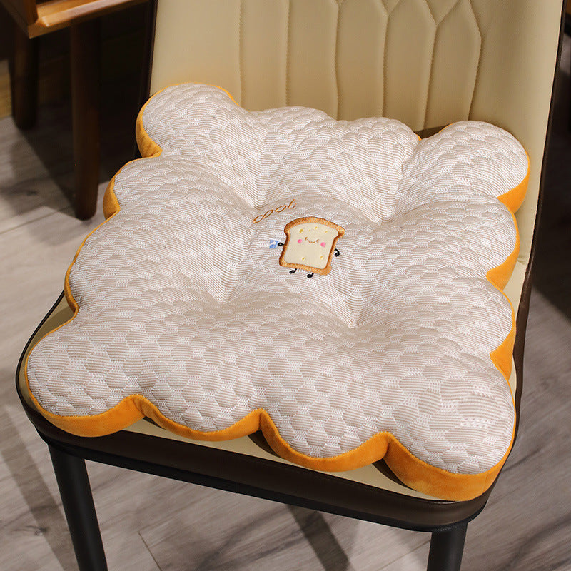 Plush seat cushion with funny animal motif Kalsten