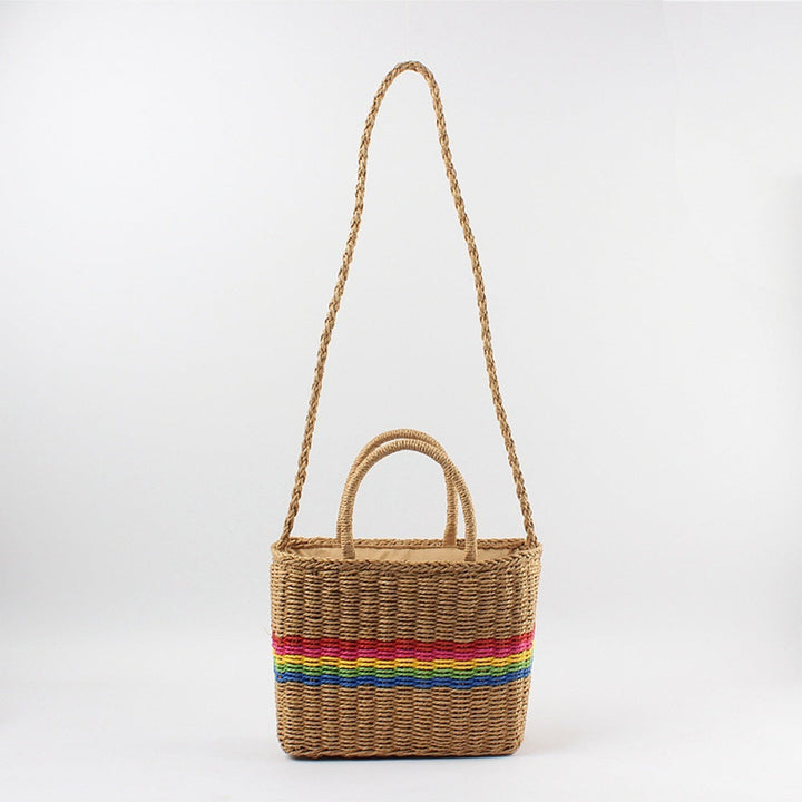 Handbag with Colorful Stripe Design Kalsten