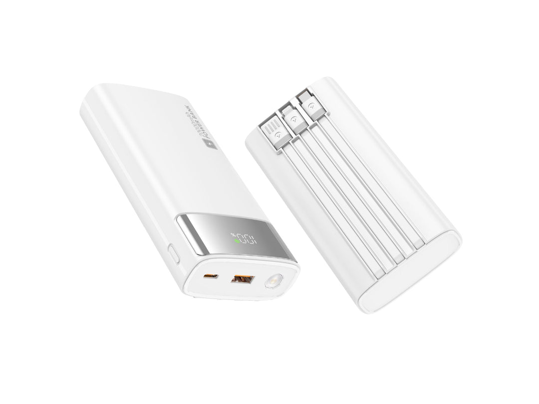 Portable power bank with slim design and digital display Kalsten