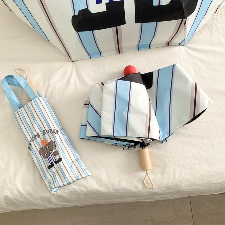 Ladies creative foldable umbrella with playful animal design Kalsten