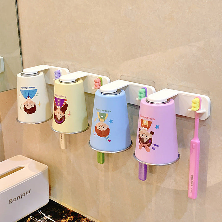 Wall-mounted toothbrush holder with playful animal design Kalsten
