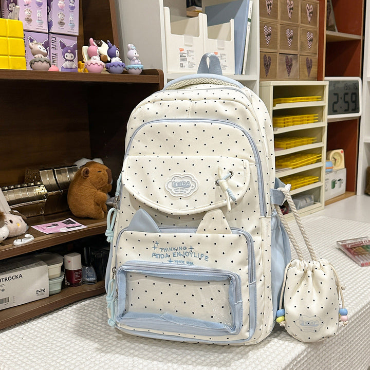 Cute Cat Ear Design School Backpack Kalsten