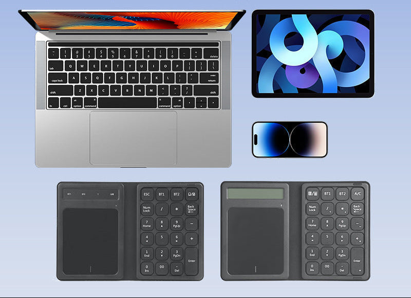 Wireless Numeric Keypad with Touchpad Kalsten