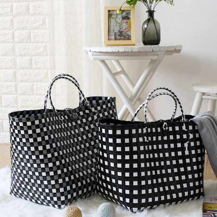 Large Capacity Woven Shopping Tote Kalsten