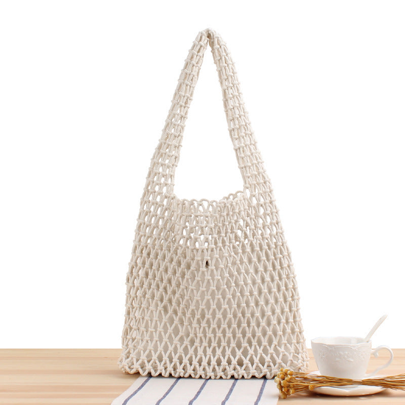 Net bag made of handcrafted natural material Kalsten