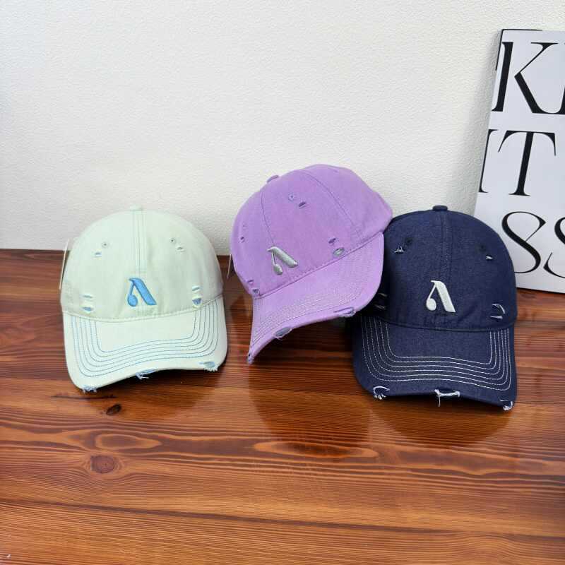 Men's Distressed Denim Style Cap Kalsten
