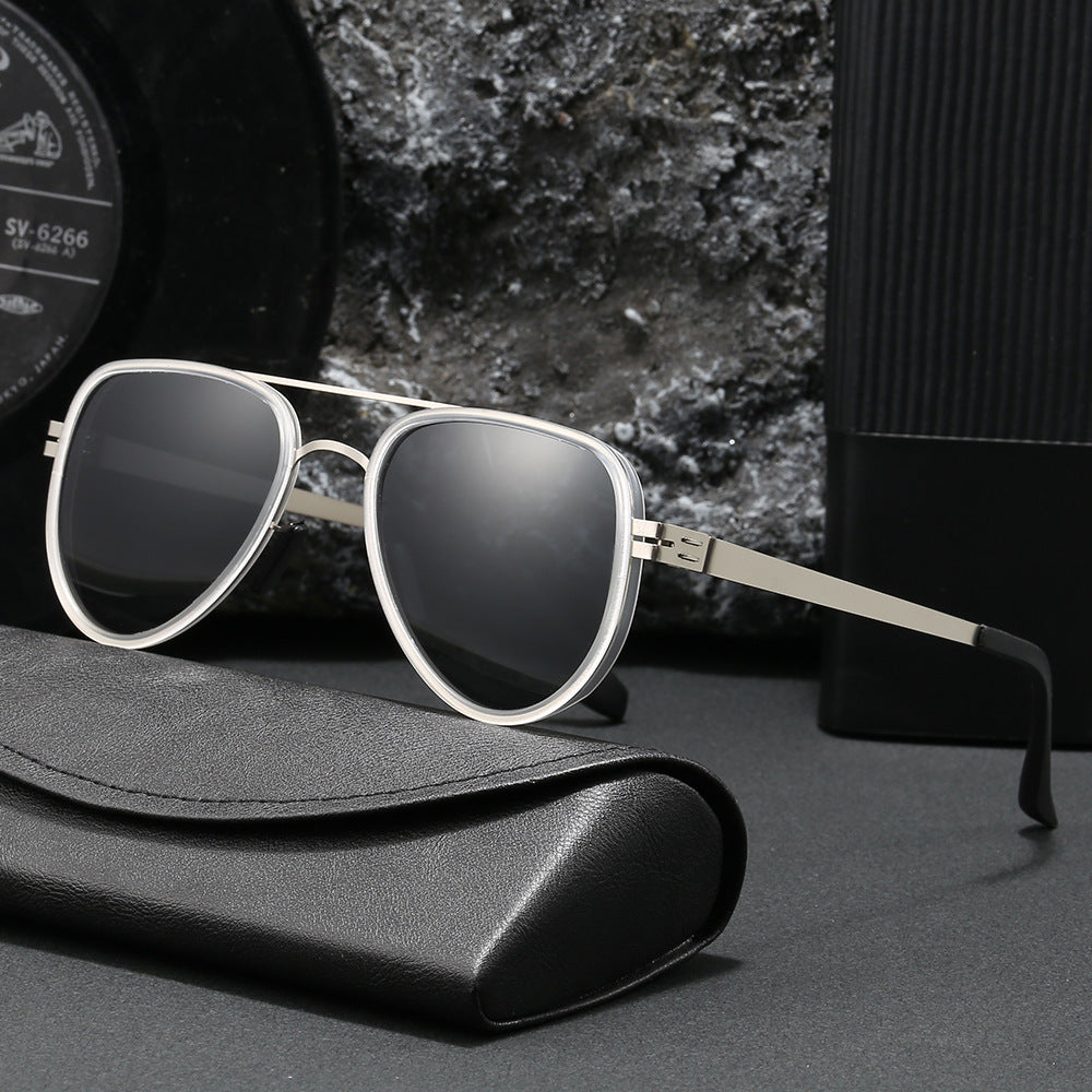 Women Aviator Sunglasses with robust metal frame and polarized lenses Kalsten