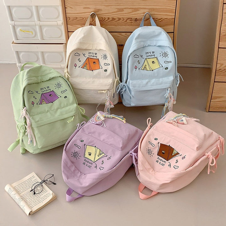Camping-Themed Casual Backpack Kalsten