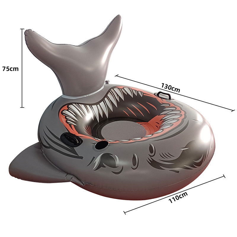 Unisex inflatable shark swimming ring Kalsten
