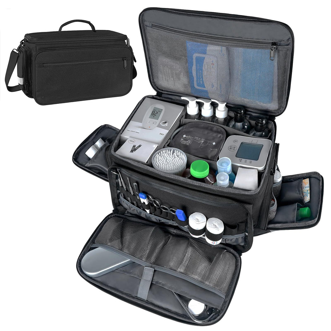 Unisex doctor's case with multiple compartments and organized storage Kalsten