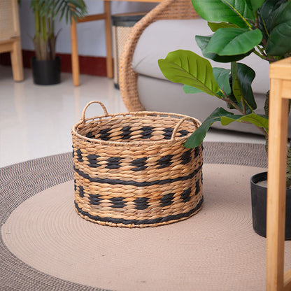 Woven Storage Basket with Handles Acalora