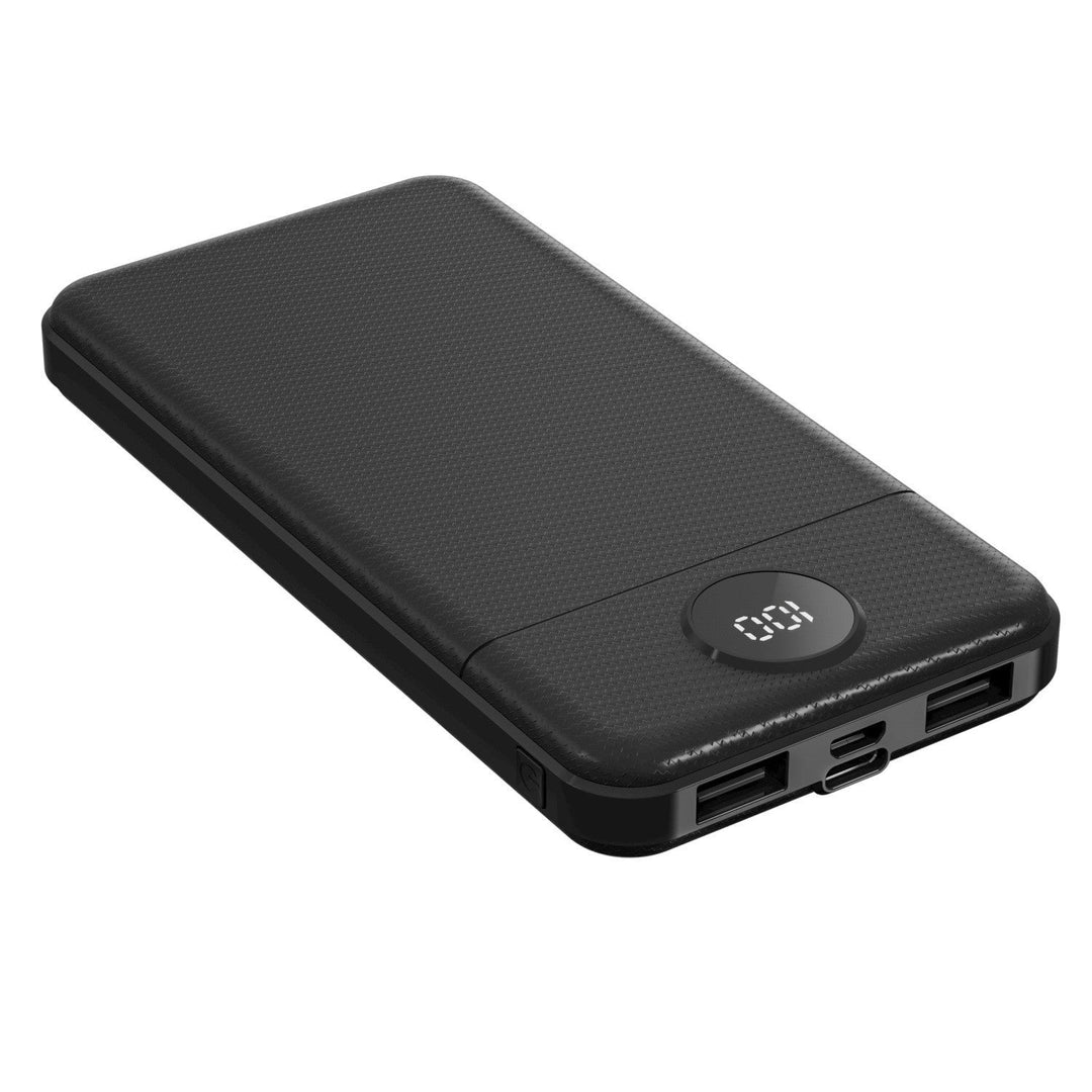 Portable power bank with intelligent LCD display and dual USB ports Kalsten