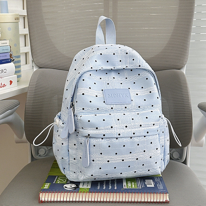 Chic Textured Mini School Backpack